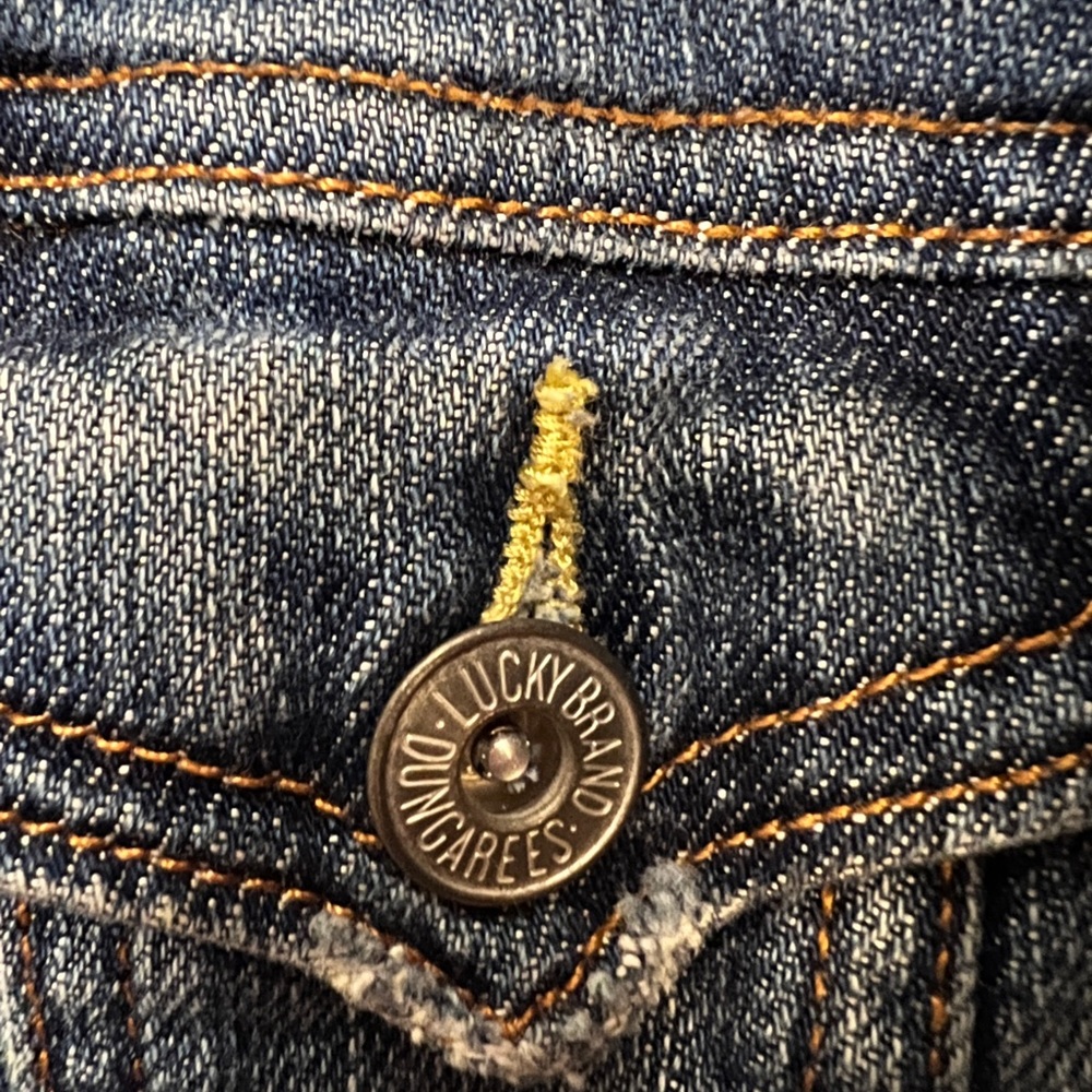 Lucky Brand Women's Blue Denim Jean Jacket - Picture 4 of 5